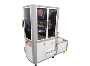 Glass disc vision inspection machine