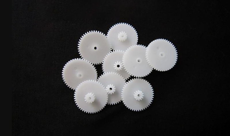 Plastic gears for machine vision inspect